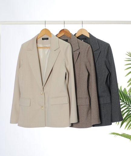 Blazer Paño Espigado