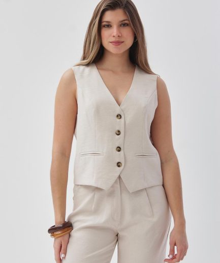 Chaleco Sastrero Tencel