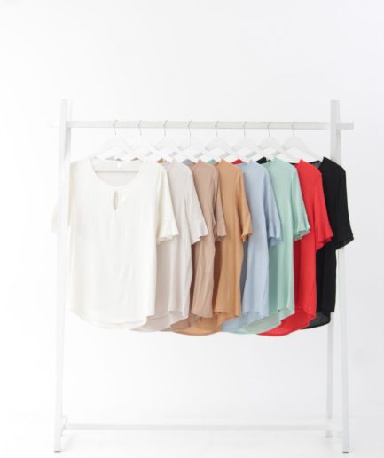 Blusa Simil Lino Volado