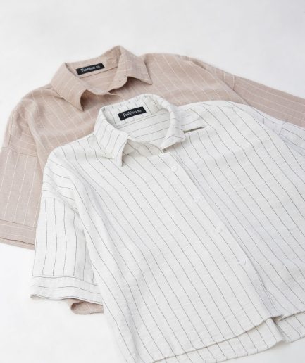 Camisa Lino Rayado