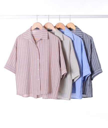 Camisa Lino Rayado