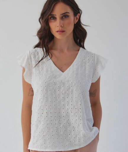 Blusa de Broderie